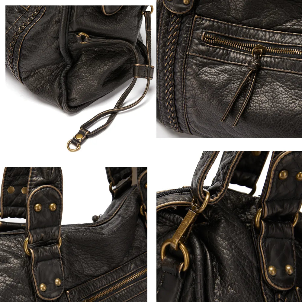 Women's Leather Tote Bag Classic Style