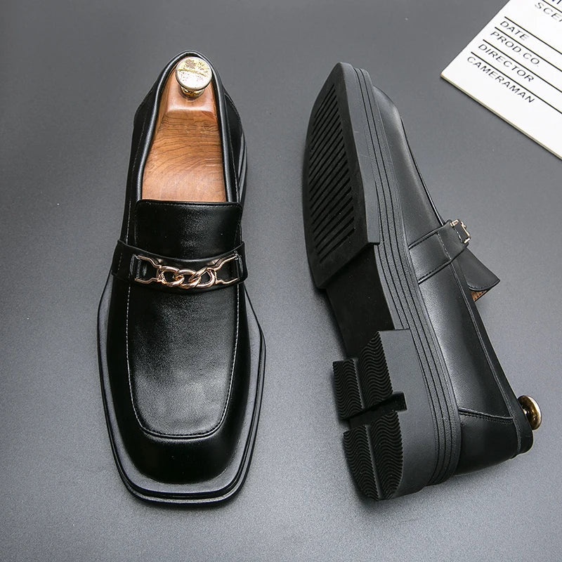 Men's Leather Slip On Shoes