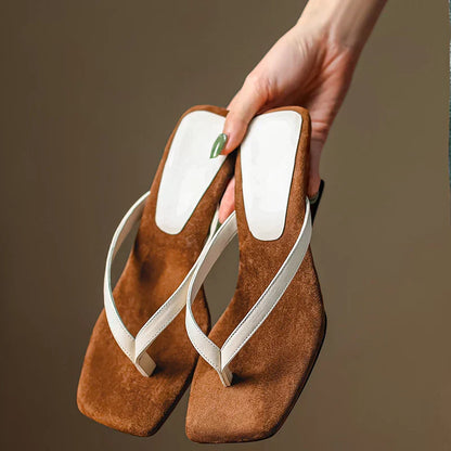 Women's Wedge Sandals Georgette Fabric - Vonnera