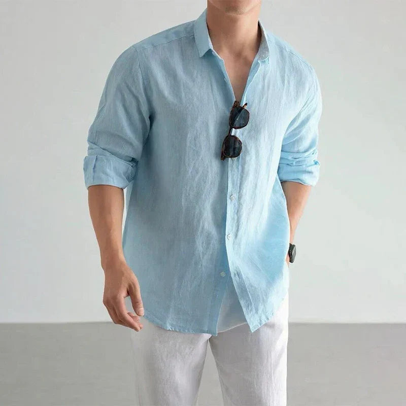Berkleey Women's Linen Shirt - Vonnera