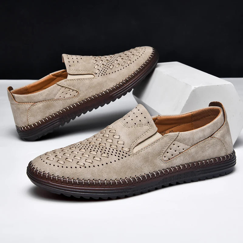 Torino Men's Faux Leather Loafers