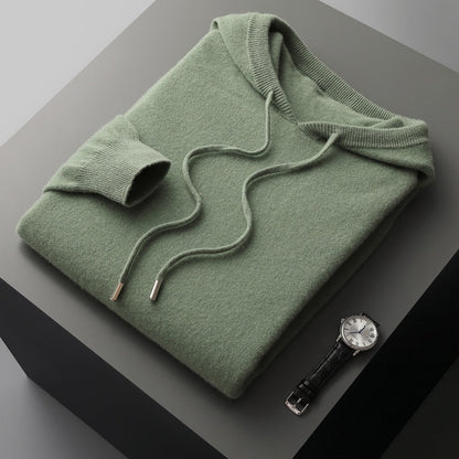 Men's Pullover Hoodie Drawstring Design