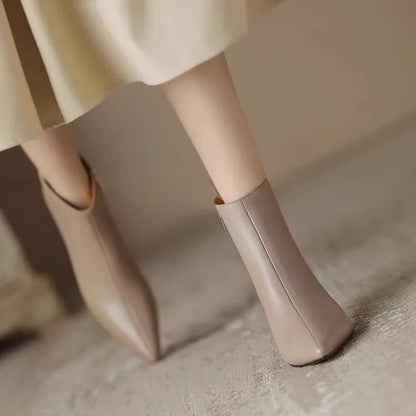 Women's Ankle Boots Pointed Heel