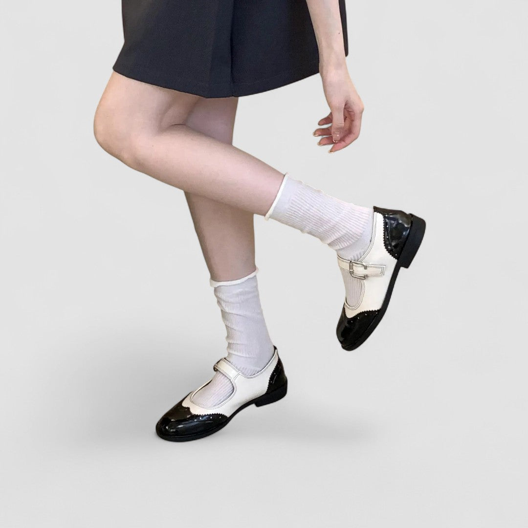 Women's Mary Jane Closed Toe Buckle Shoes
