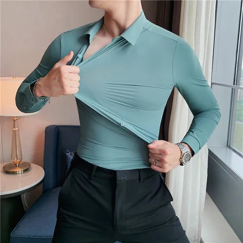 Men's Dress Shirt Cotton
