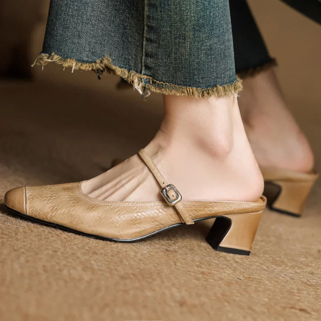 Margaux Women's Genuine Leather Mules