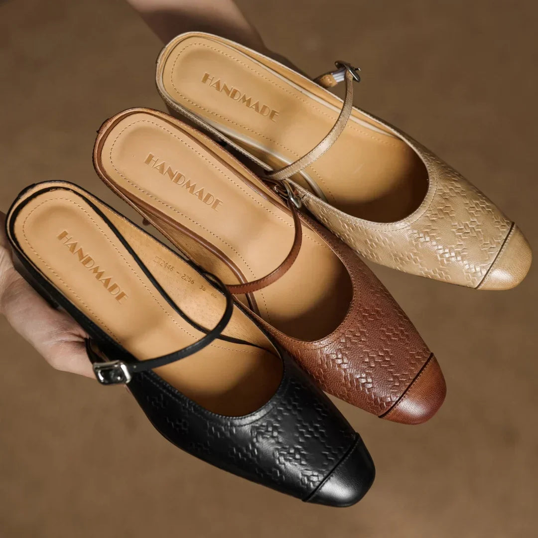 Margaux Women's Genuine Leather Mules