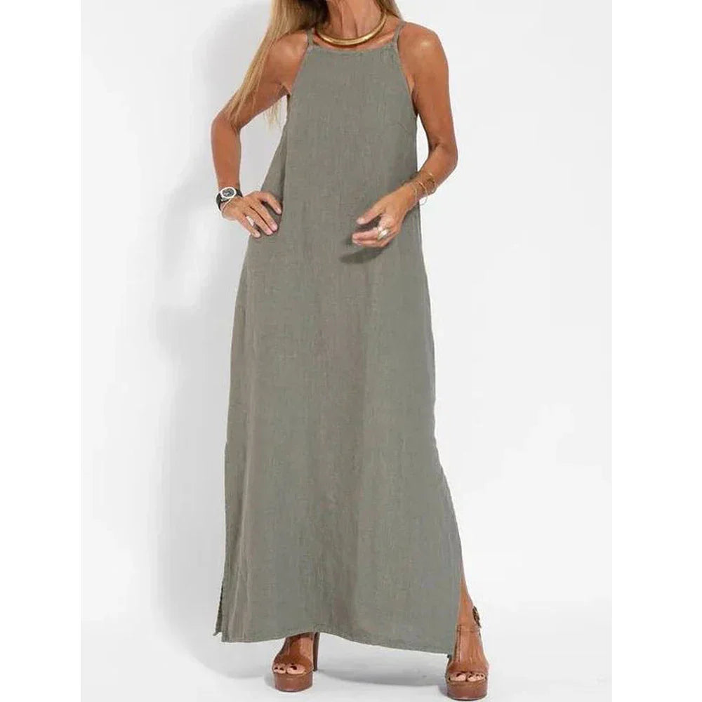 Women's Elegant Dress with Slits