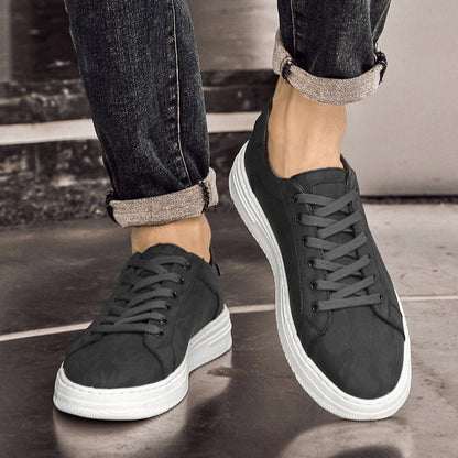 Men's Textured Low- Sneakers Comfortable Supportive - Vonnera