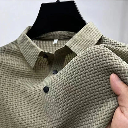 Stanley Men's Polo Shirt Waffle Knit - Vonnera
