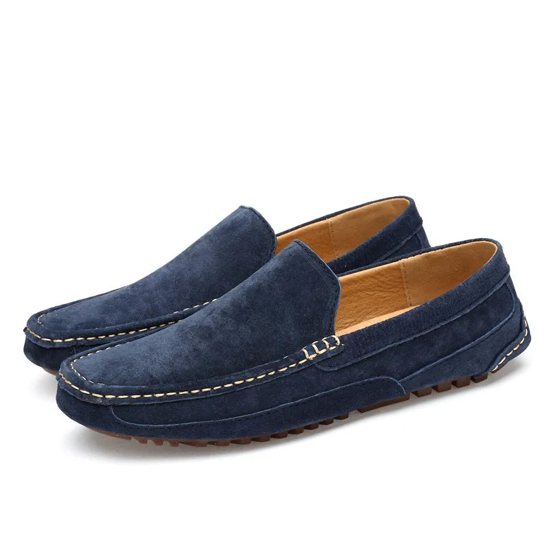 Men's Suede Loafers Brown