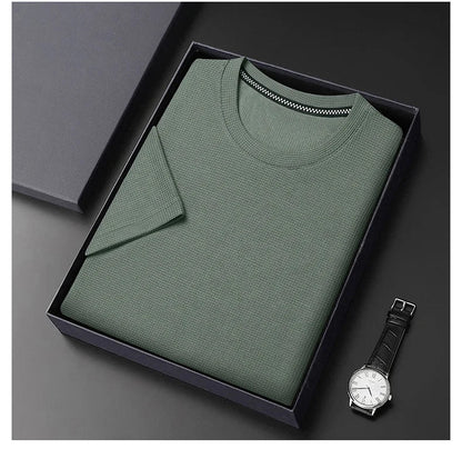 Hampton Men's Cotton Waffle Weave Shirt