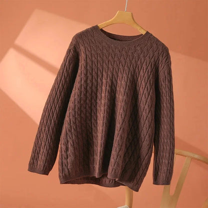 Women's Textured Long Sleeve Sweater