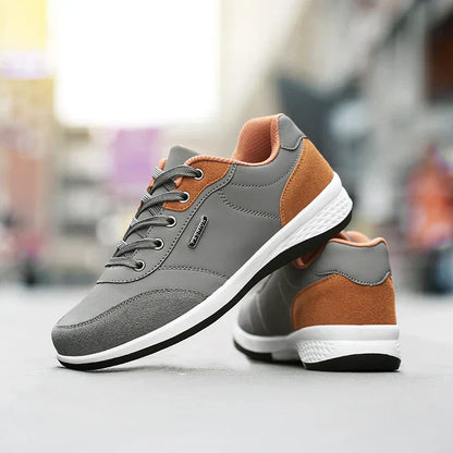 Men's Lace-Up Shoes Comfortable Leather Black