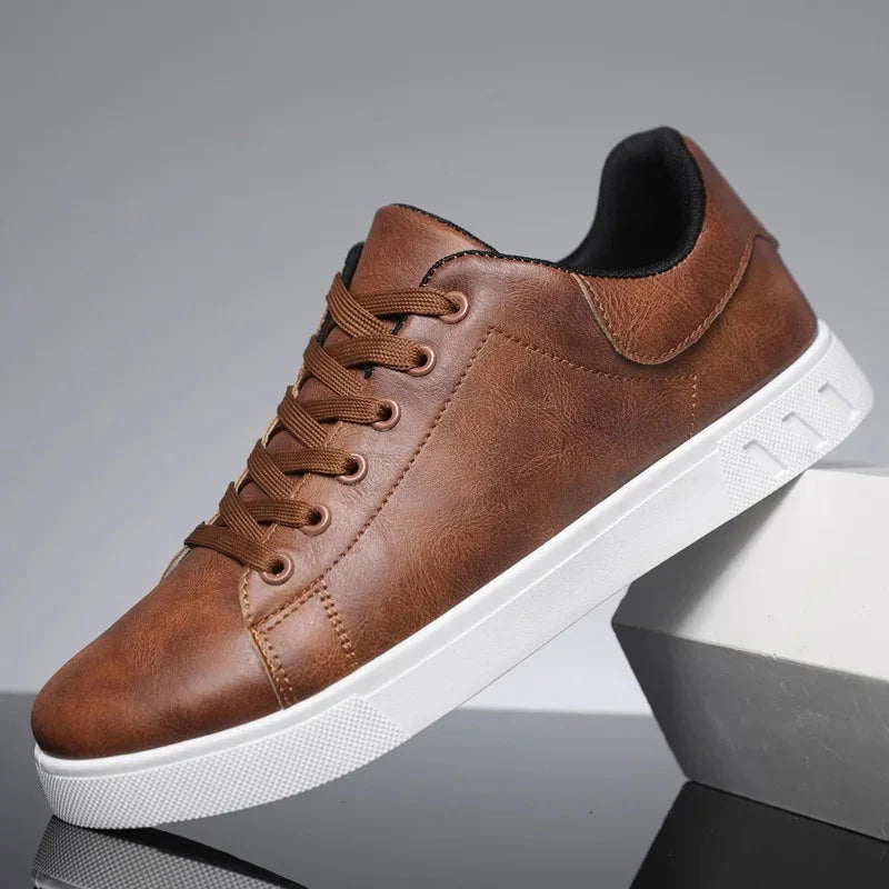 Men's Low Platform Sneakers Comfortable Design - Vonnera