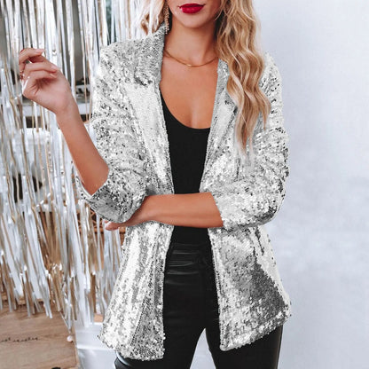 Women's Sequin Blazer Glamorous - Vonnera