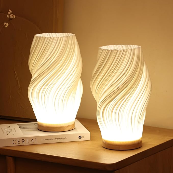 Modern Swirl Led Table Lamp - Vonnera