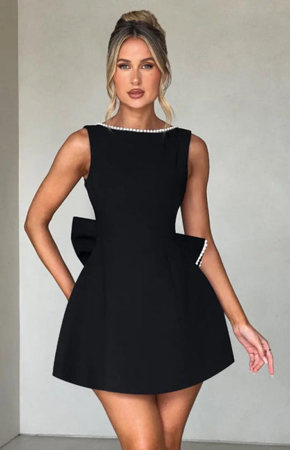 Women's Mini Dress Elegant Silhouette - Vonnera