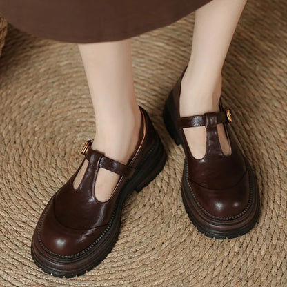Blythe Women's Mary Jane Shoes Round Toe Low Heel
