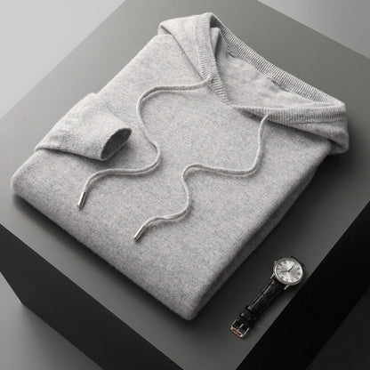 Men's Pullover Hoodie Drawstring Design