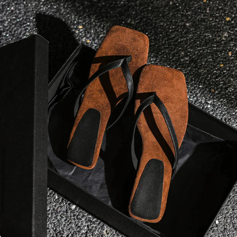 Women's Wedge Sandals Georgette Fabric
