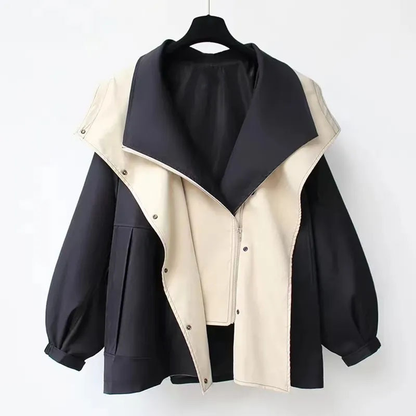 Women's Windbreaker Jacket Drawstring Waist