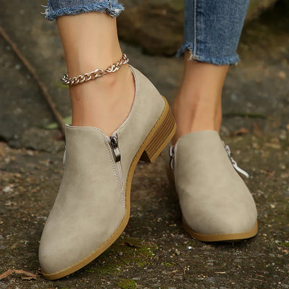 Women's Zip-Up Ankle Boots