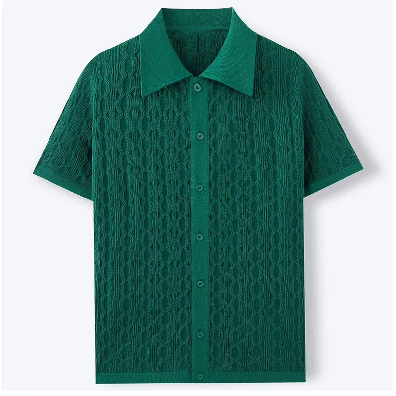Men's Knit Polo Shirt