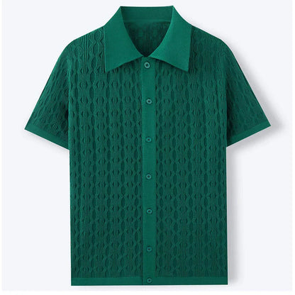 Men's Knit Polo Shirt
