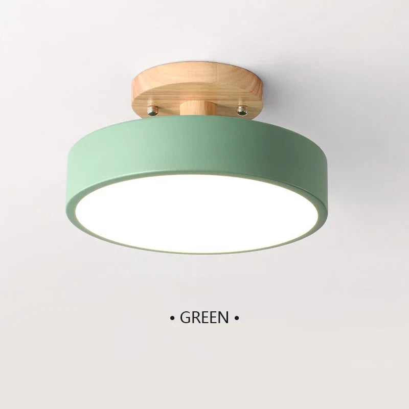 Vonnera Wooden Round Ceiling Light - Vonnera