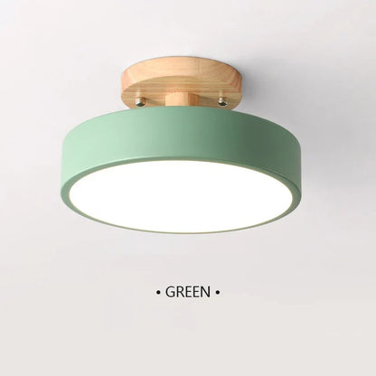 Vonnera Wooden Round Ceiling Light - Vonnera