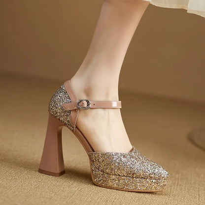 Women's Platform Pumps Sparkle Alvina