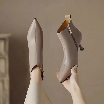 Women's Ankle Boots Slim Heel