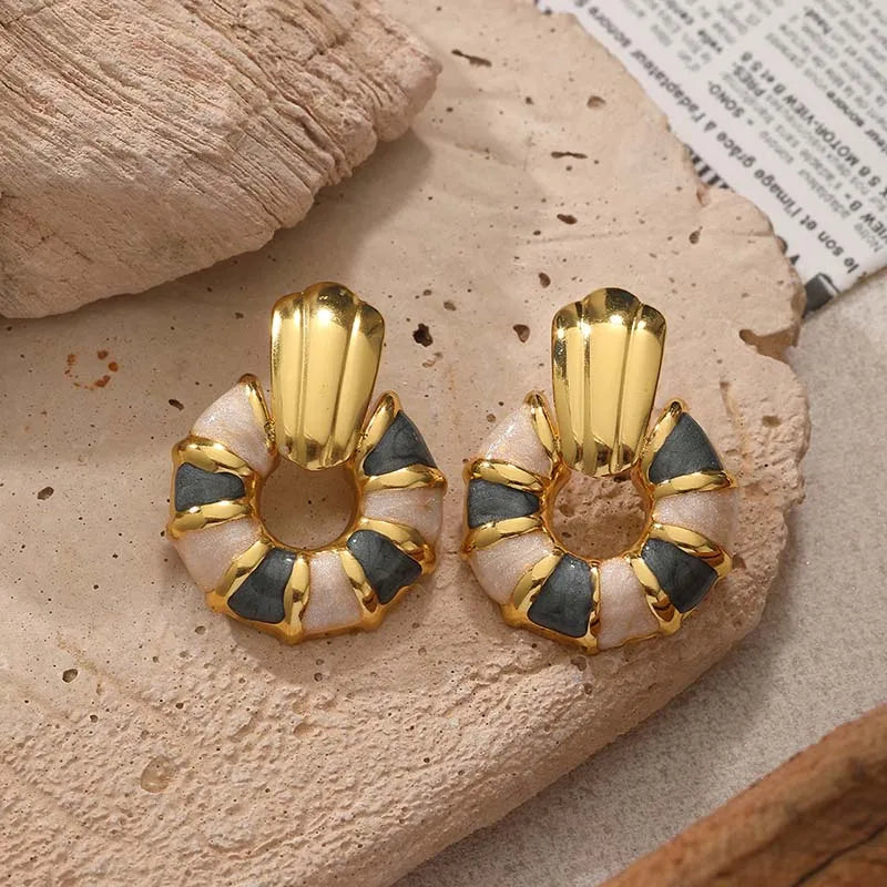 Clara Glaze Hoop Earrings - Jack Hafford