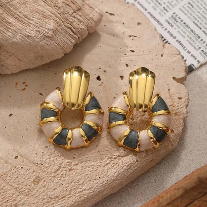 Clara Glaze Hoop Earrings - Jack Hafford