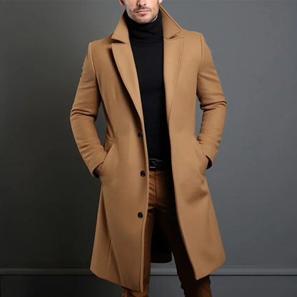 Stylish Long Overcoat Timeless Design