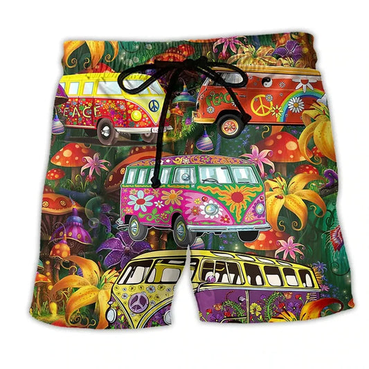 Men's Swim Shorts Bold Color Block - Vonnera