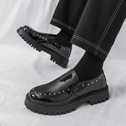 Henderson Mens Leather Wedding Dress Shoes