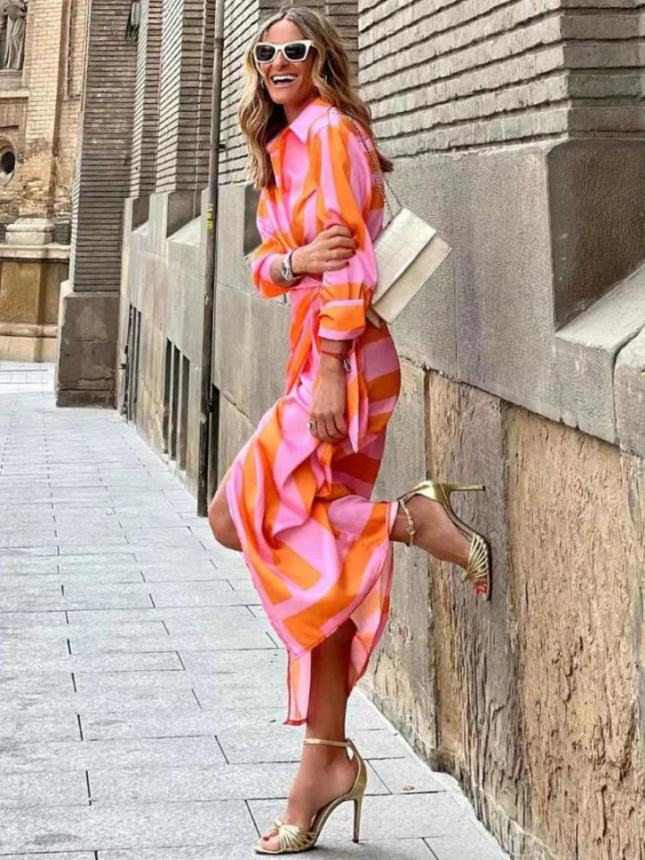 Women's Summer Dress Vibrant Multicolor - Vonnera