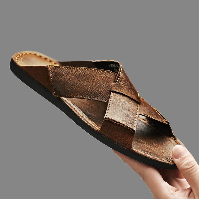 Valentino Women's Leather Beach Sandals - Vonnera