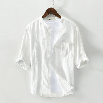 Mens Cotton Half Sleeve Shirt