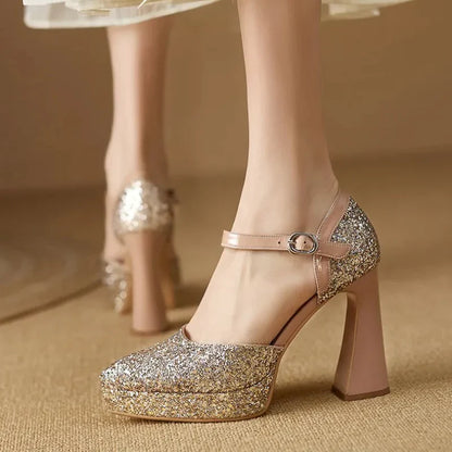 Women's Platform Pumps Sparkle Alvina