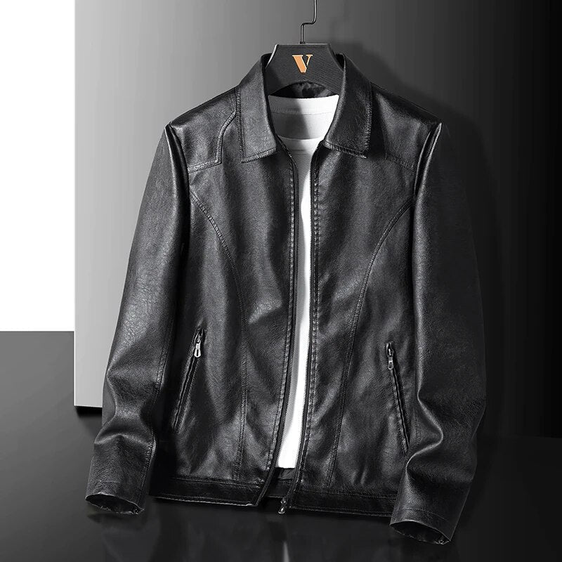 Ravanzo Men's Faux Leather Jacket - Vonnera