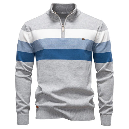 Velstren Mens Quarter Zip Fleece Pullover