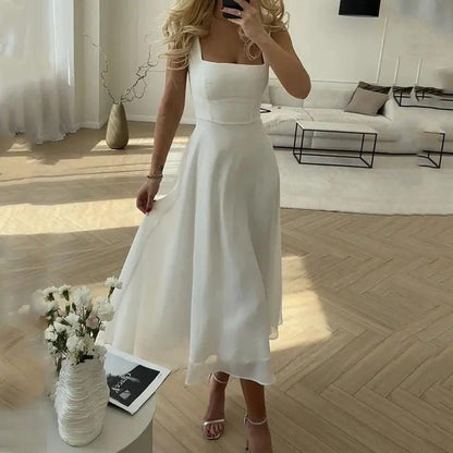 Women's Sleeveless Midi Dress Comfortable - Vonnera
