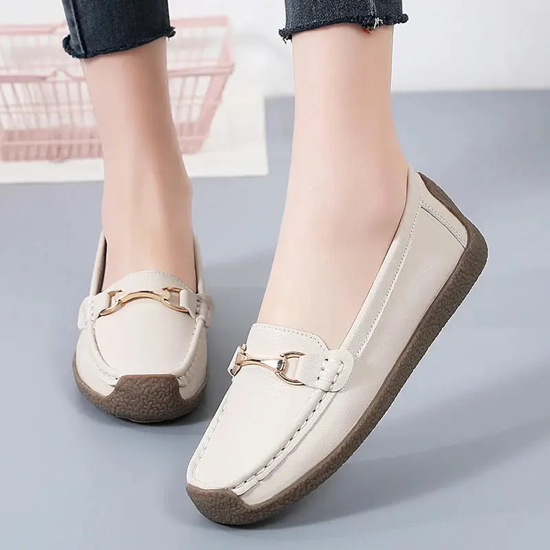 Women's Slip-On Moccasin Flats Comfortable - Vonnera