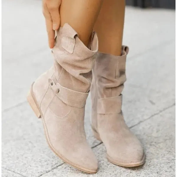 Women's Slouch Ankle Boots Comfortable Design - Vonnera