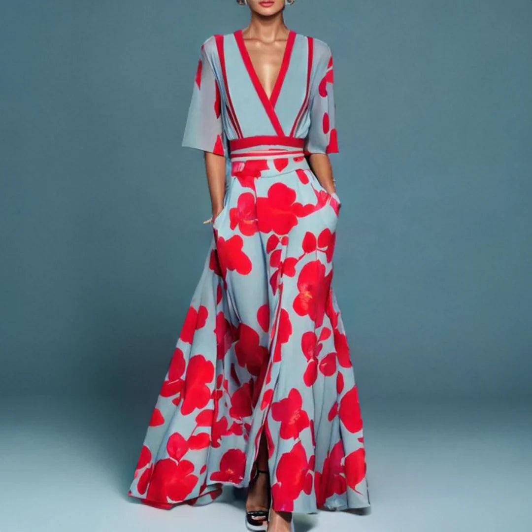 Women's Maxi Dress Floral Print - Vonnera