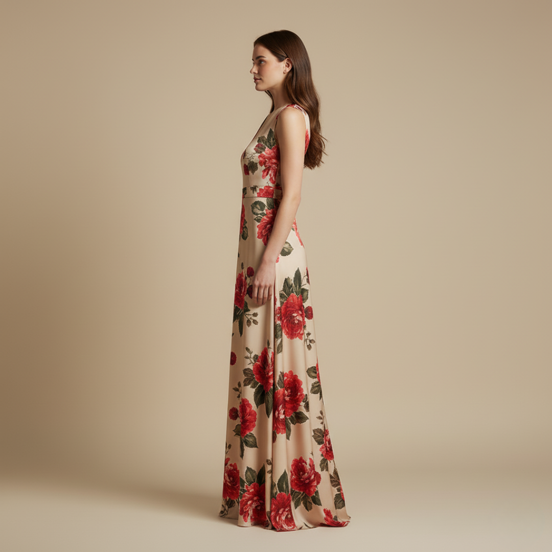 Women's Floral Dress Lightweight