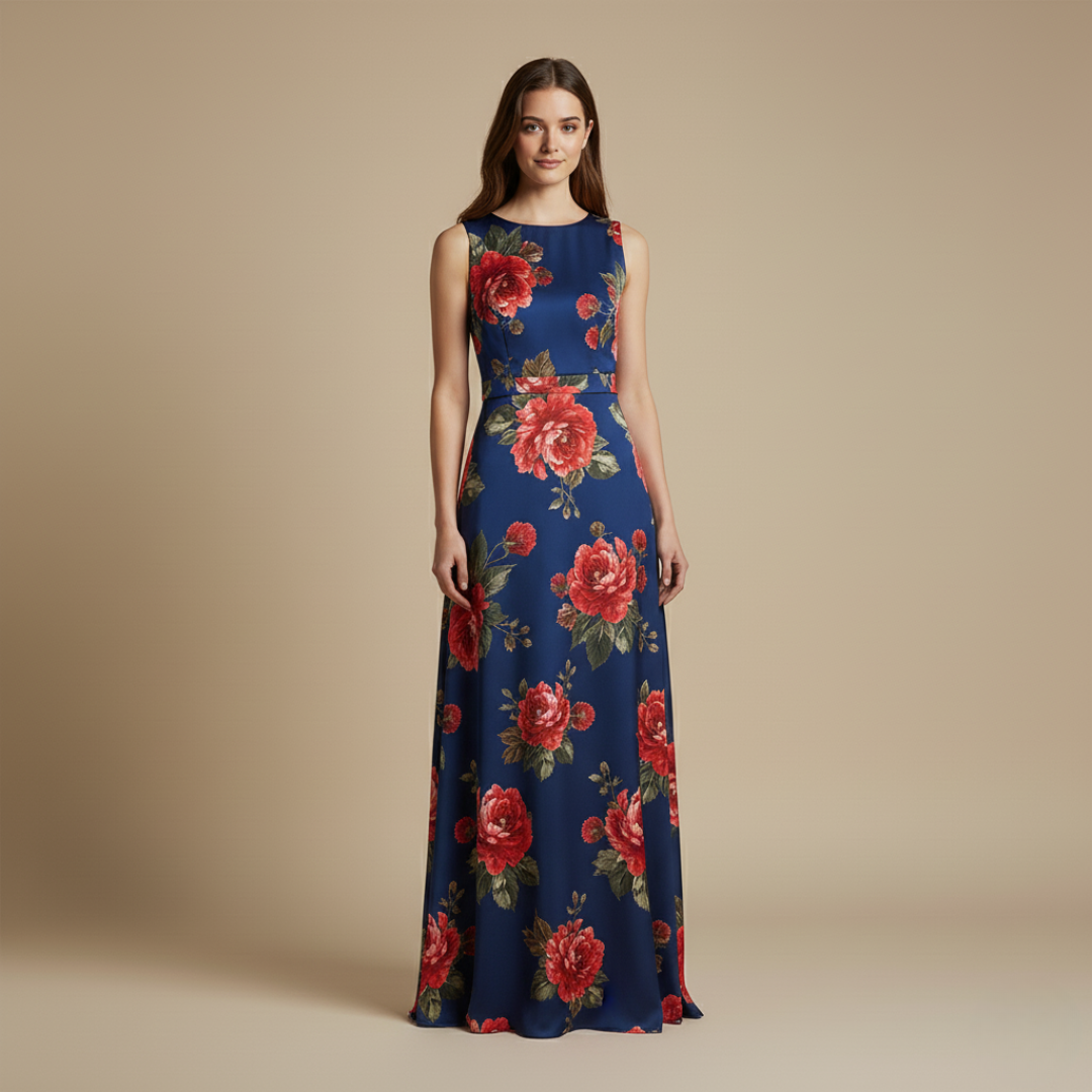Women's Floral Dress Lightweight
